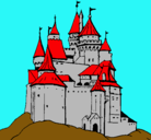 Dibujo Castillo medieval pintado por ale