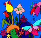 Dibujo Fauna y flora pintado por TETE