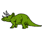 Dibujo Triceratops pintado por diegolombana