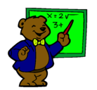 Dibujo Profesor oso pintado por malanihesinahi
