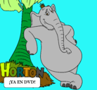 Dibujo Horton pintado por lucas