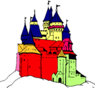 Dibujo Castillo medieval pintado por soyunhombredeverdad