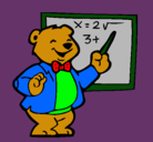 Dibujo Profesor oso pintado por nerea