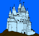 Dibujo Castillo medieval pintado por jennifer