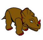 Dibujo Triceratops II pintado por brandonarturo