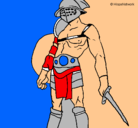Dibujo Gladiador pintado por manuel