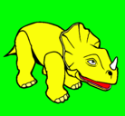Dibujo Triceratops II pintado por DANIEL