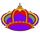 Dibujo Corona real pintado por susana