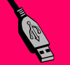 Dibujo USB pintado por CONECTOR