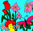 Dibujo Fauna y flora pintado por diosme