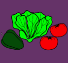 Dibujo Verduras pintado por francoyeric