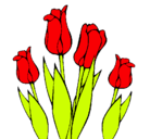 Dibujo Tulipanes pintado por Barbara