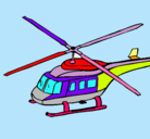 Dibujo Helicóptero  pintado por Cecilia