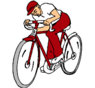 Dibujo Ciclismo pintado por EST1