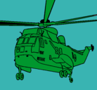 Dibujo Helicóptero al rescate pintado por GARARDO