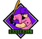 Dibujo Logo de béisbol pintado por ruben