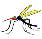 Dibujo Mosquito pintado por ismael