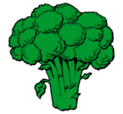 Dibujo Brócoli pintado por fernanda