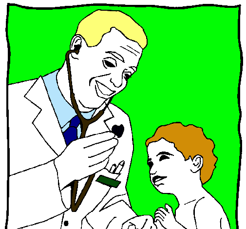 Médico con el estetoscopio