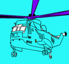 Dibujo Helicóptero al rescate pintado por ruhama