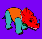 Dibujo Triceratops II pintado por ARESYAEL