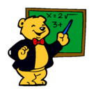 Dibujo Profesor oso pintado por kelly