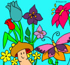 Dibujo Fauna y flora pintado por Vicky