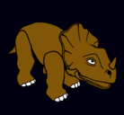 Dibujo Triceratops II pintado por miguel