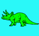 Dibujo Triceratops pintado por Triceratopsdino