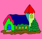 Dibujo Casa pintado por amaliacota