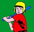 Dibujo Niño bateador pintado por bethzy