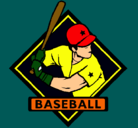 Dibujo Logo de béisbol pintado por xabier