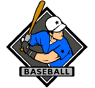 Dibujo Logo de béisbol pintado por maribel...