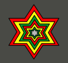 Dibujo Estrella 2 pintado por reggae