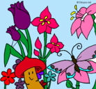 Dibujo Fauna y flora pintado por jenniferelizabeth