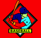 Dibujo Logo de béisbol pintado por alejandrto0o0o0o0o0