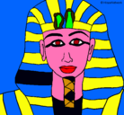 Dibujo Tutankamon pintado por gloeriasanchez