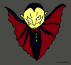 Dibujo Vampiro terrorífico pintado por Nimue