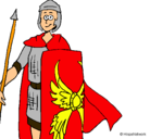 Dibujo Soldado romano II pintado por MARIO