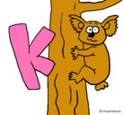 Dibujo Koala pintado por delia