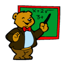 Dibujo Profesor oso pintado por NereaG.