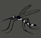 Dibujo Mosquito pintado por mariana