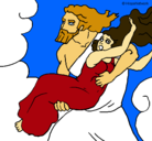 Dibujo El rapto de Perséfone pintado por Nimue