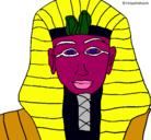 Dibujo Tutankamon pintado por daniel