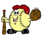 Dibujo Bola de béisbol pintado por carlitos