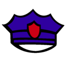Dibujo Gorra de policía pintado por KAREN