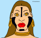 Dibujo Mujer maya pintado por Ambar554