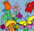 Dibujo Fauna y flora pintado por ashley