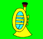 Dibujo Trompeta pintado por emanuel
