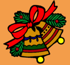 Dibujo Campanas de navidad pintado por martaelena